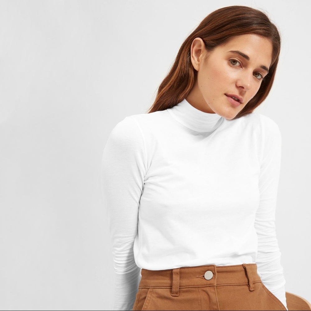 Brand new w/ tag EVERLANE Pima Stretch Turtleneck